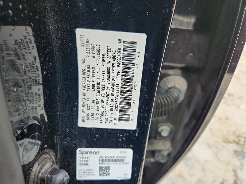 Aukcja sprzedaży 2015 Honda Accord, vin: 1HGCR2F80FA188616, numer aukcji: 51794796