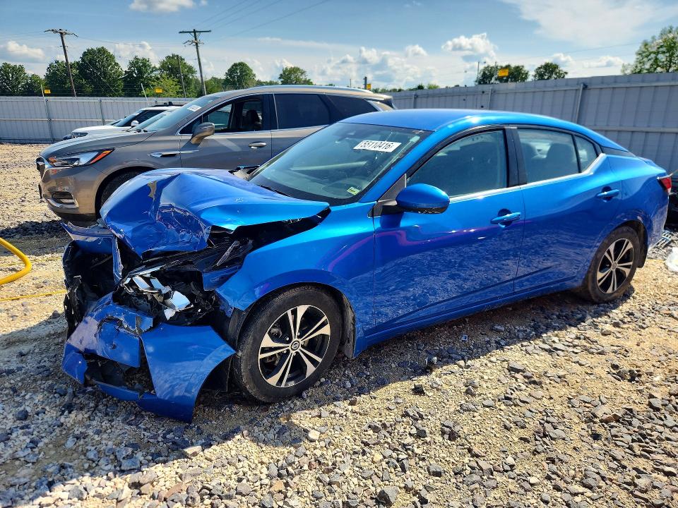 2022 Nissan Sentra მანქანა იყიდება აუქციონზე, vin: 3N1AB8CV0NY219139, აუქციონის ნომერი: 55110416
