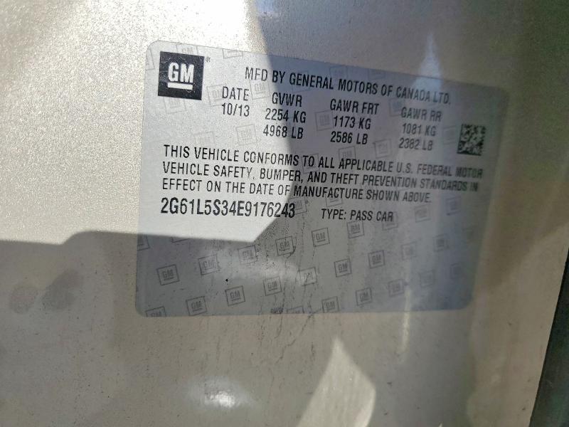 Aukcja sprzedaży 2014 Cadillac Xts, vin: 2G61L5S34E9176243, numer aukcji: 54242626