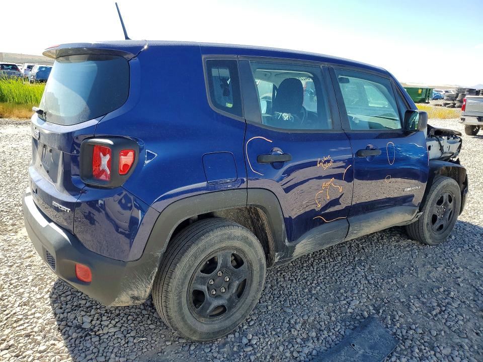 2018 Jeep Renegade მანქანა იყიდება აუქციონზე, vin: ZACCJBAB5JPG89129, აუქციონის ნომერი: 54226786