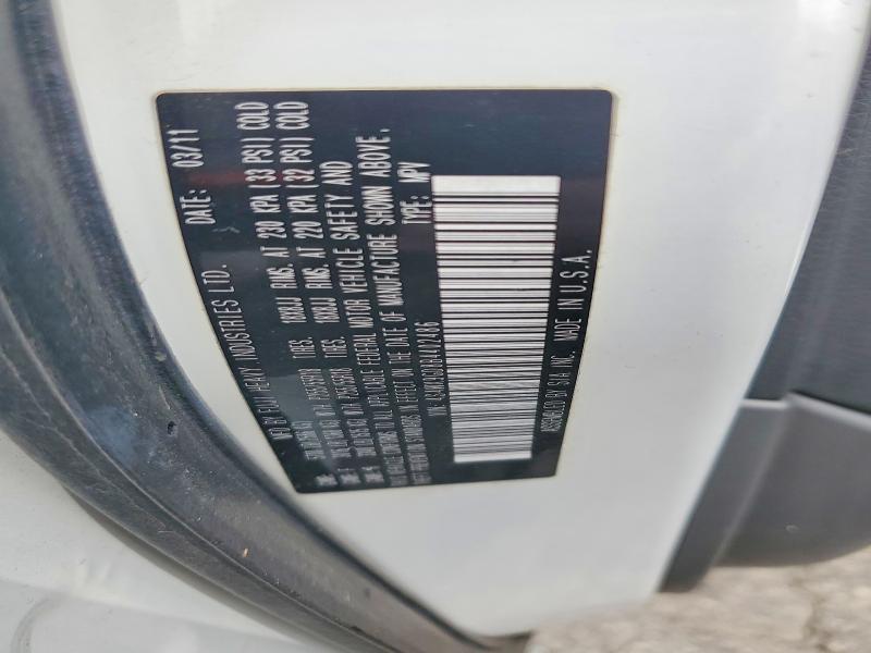52327646 :رقم المزاد ، 4S4WX9GD8B4402486 vin ، 2011 Subaru Tribeca مزاد بيع