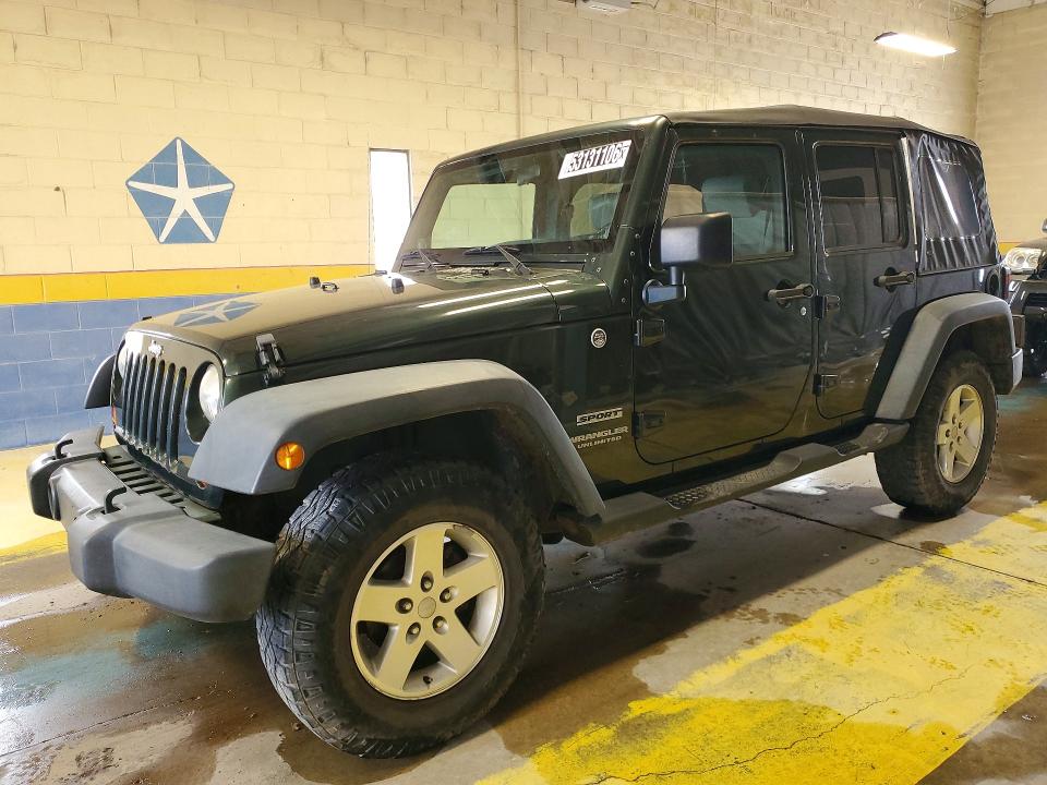 Auction sale of the 2010 Jeep Wrangler Unlimited, vin: 1J4BA3H19AL124878, lot number: 53131106