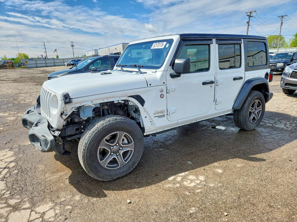 Auction sale of the 2019 Jeep Wrangler Unlimited, vin: 1C4HJXDG0KW529853, lot number: 52170176
