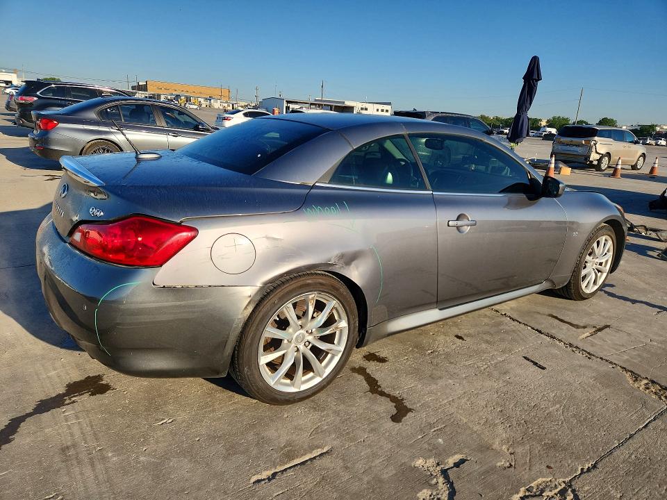2014 Infiniti Q60 Convertible მანქანა იყიდება აუქციონზე, vin: JN1CV6FE2EM901703, აუქციონის ნომერი: 53099276