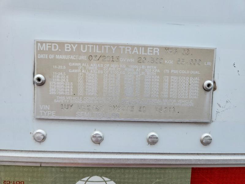Продажа на аукционе авто 2014 Utility Trailer Mfg. Reefer, vin: 1UYVS2483EM844501, номер лота: 54019676