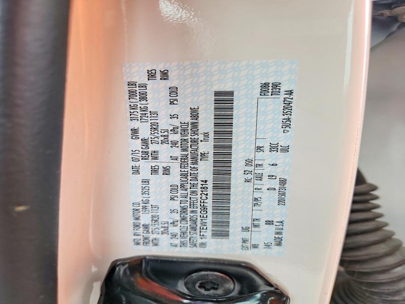 2015 Ford F150 მანქანა იყიდება აუქციონზე, vin: 1FTEW1EG9FFC21814, აუქციონის ნომერი: 53668606