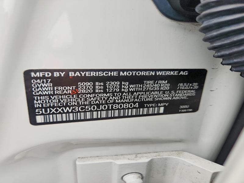 Продаж на аукціоні авто 2018 Bmw X4, vin: 5UXXW3C50J0T80804, номер лоту: 52018976