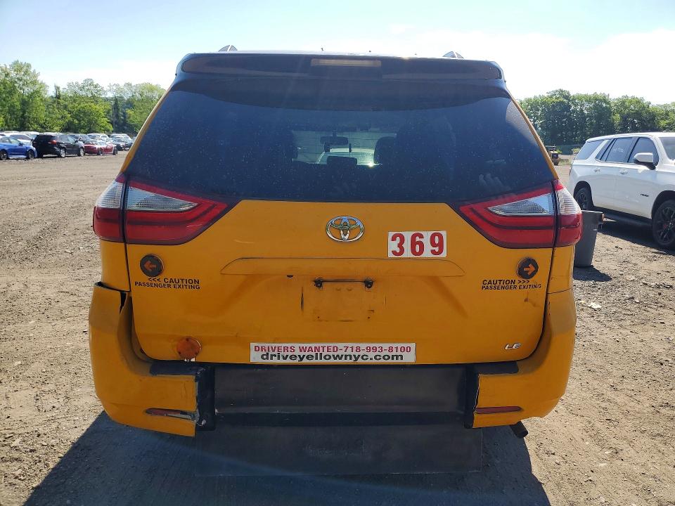 2016 Toyota Sienna მანქანა იყიდება აუქციონზე, vin: 5TDKK3DC4GS764014, აუქციონის ნომერი: 55364946