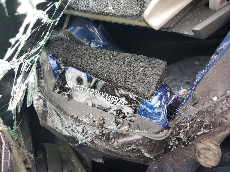 52752246 :رقم المزاد ، 3N1AB7AP3KY346929 vin ، 2019 Nissan Sentra مزاد بيع