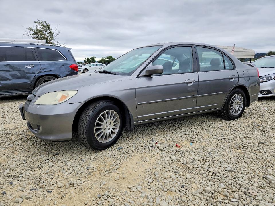 52411896 :رقم المزاد ، 2HGES26785H566329 vin ، 2005 Honda Civic مزاد بيع