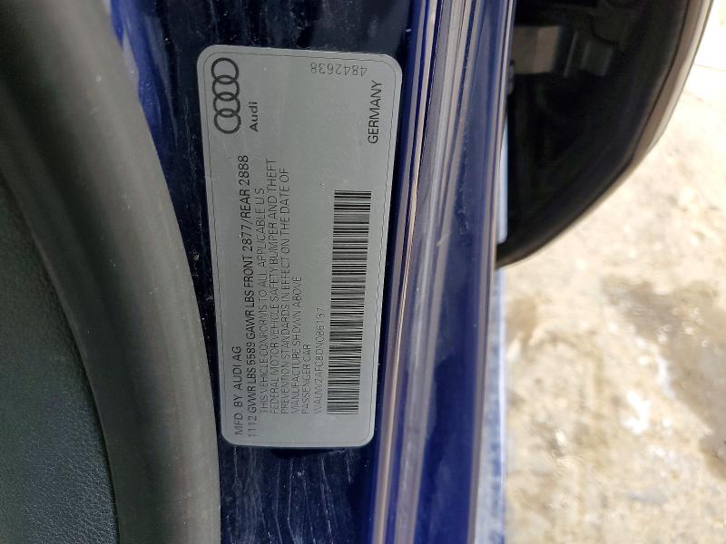 Продажа на аукционе авто 2013 Audi S7, vin: WAUW2AFC8DN086157, номер лота: 52485476