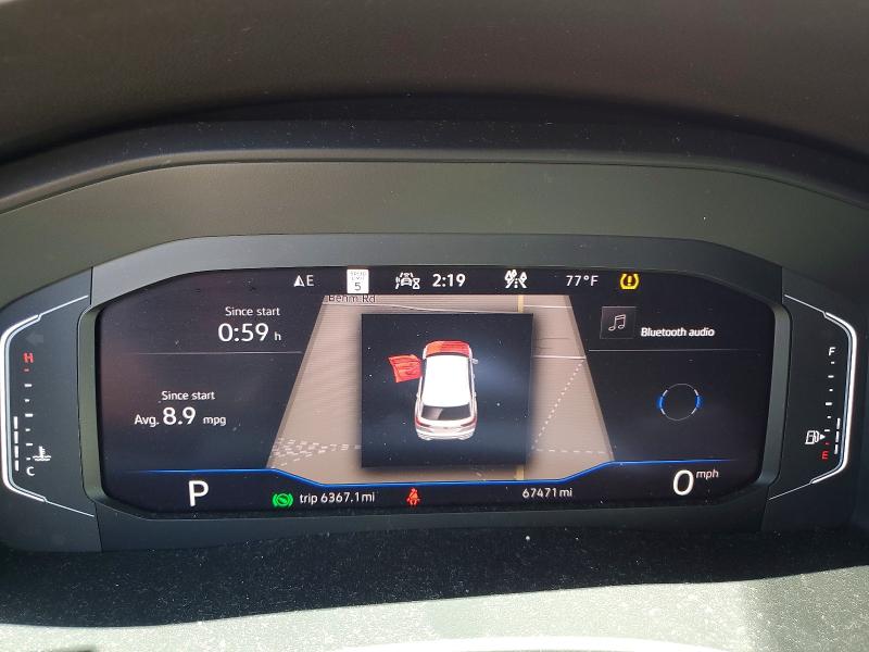 54722716 :رقم المزاد ، 1V2TE2CA1MC204842 vin ، 2021 Volkswagen Atlas Cross Sport مزاد بيع