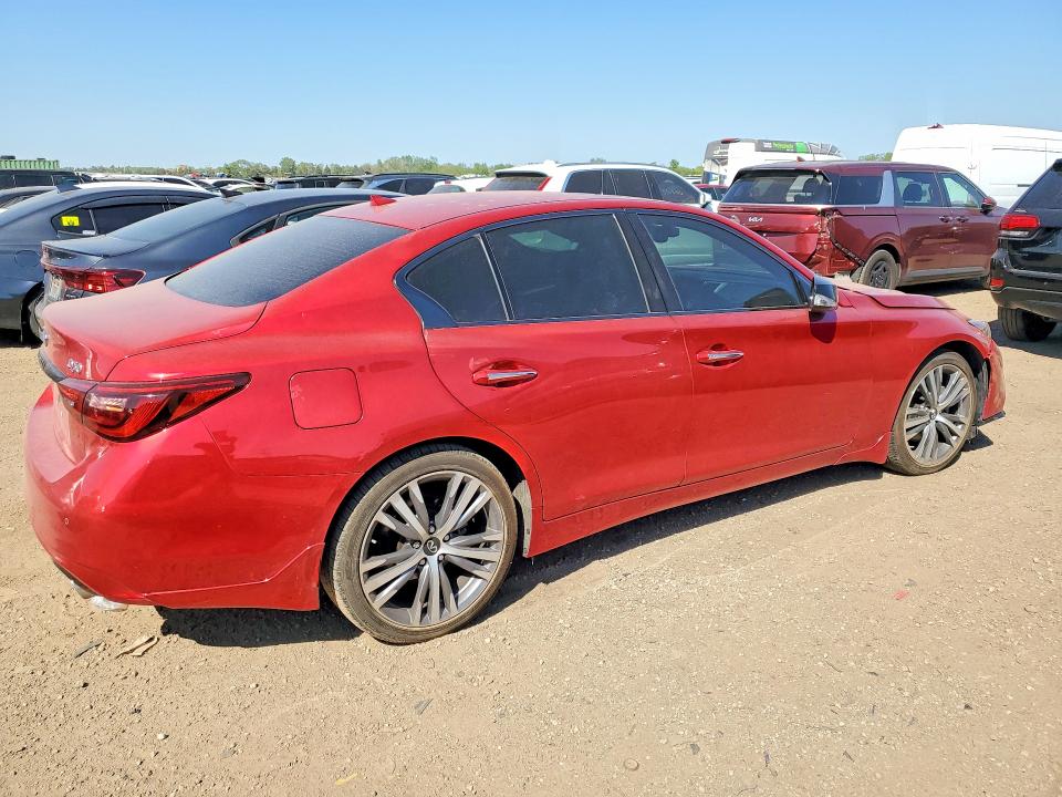 2023 Infiniti Q50 მანქანა იყიდება აუქციონზე, vin: JN1EV7CR2PM542345, აუქციონის ნომერი: 53689726