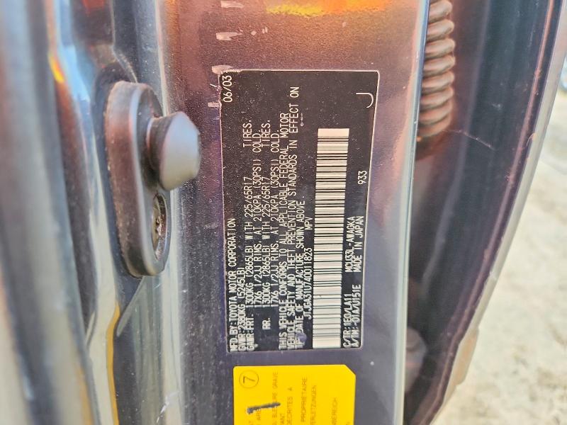 Aukcja sprzedaży 2004 Lexus Rx, vin: JTJGA31U740011823, numer aukcji: 52415256