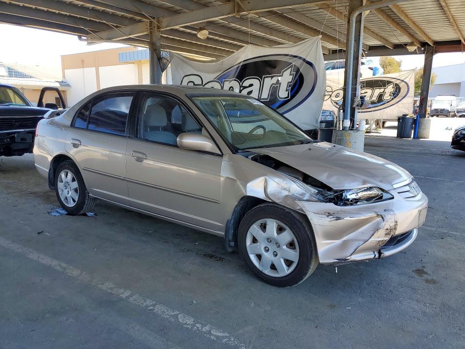 2001 Honda Civic მანქანა იყიდება აუქციონზე, vin: 1HGES26731L076636, აუქციონის ნომერი: 54433856