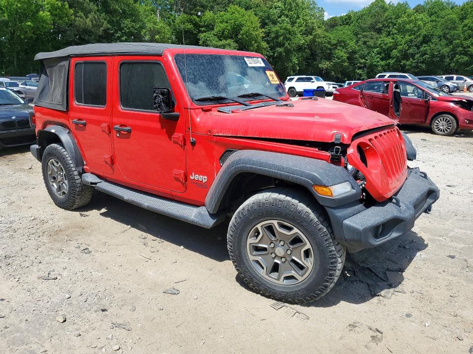 Продажа на аукционе авто 2018 Jeep Wrangler Unlimited, vin: 1C4HJXDG8JW158987, номер лота: 53706446