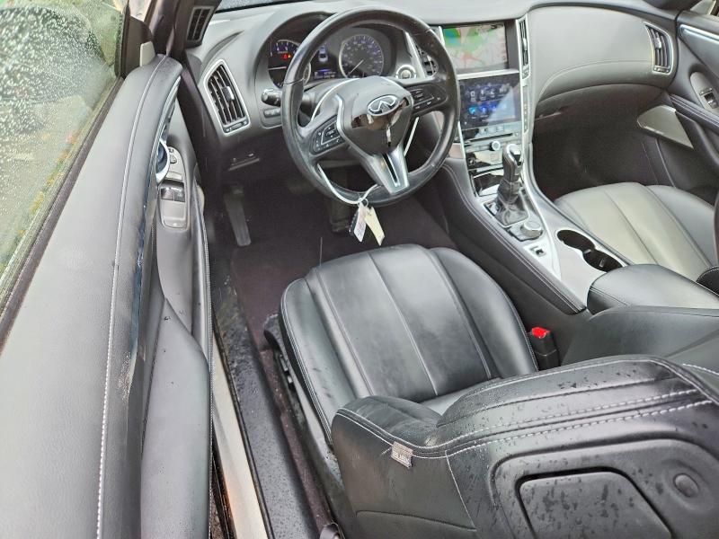 52805536 :رقم المزاد ، JN1EV7EL7JM393141 vin ، 2018 Infiniti Q60 مزاد بيع