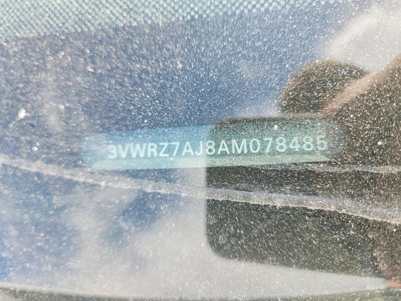 2010 Volkswagen Jetta მანქანა იყიდება აუქციონზე, vin: 3VWRZ7AJ8AM078485, აუქციონის ნომერი: 52726376