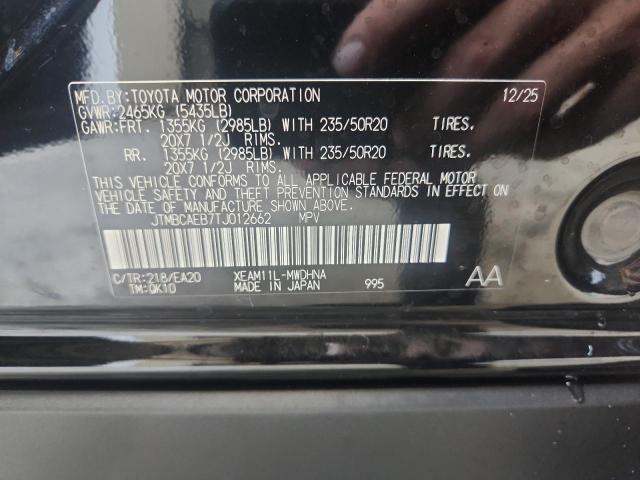 Aukcja sprzedaży 2026 Toyota Bz, vin: JTMBCAEB7TJ012662, numer aukcji: 55079726