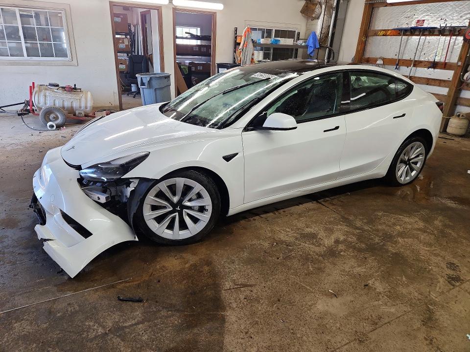 Продаж на аукціоні авто 2021 Tesla Model 3, vin: 5YJ3E1EAXMF043886, номер лоту: 49259806