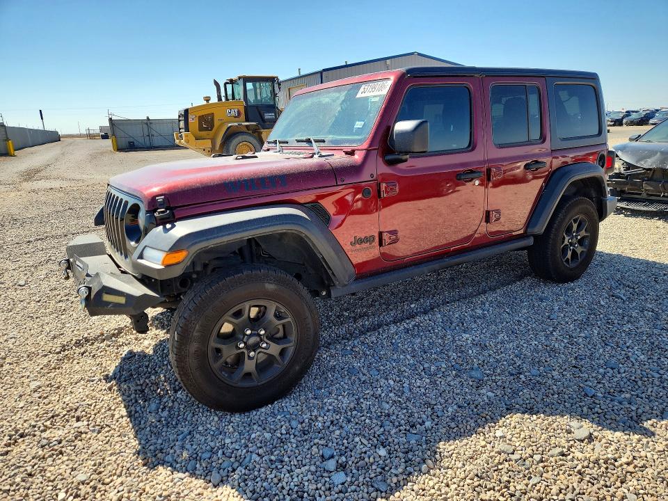 2021 Jeep Wrangler Unlimited მანქანა იყიდება აუქციონზე, vin: 1C4HJXDN8MW557398, აუქციონის ნომერი: 53199186