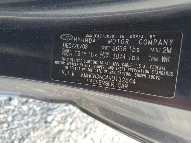 Auction sale of the 2009 Hyundai Accent, vin: KMHCN36C49U132844, lot number: 54663956