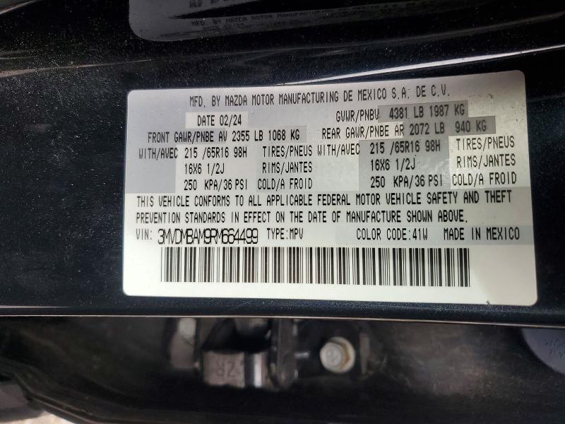 Продаж на аукціоні авто 2024 Mazda Cx-30, vin: 3MVDMBAM9RM664499, номер лоту: 55128886