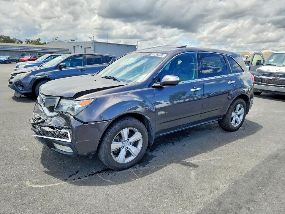 55387386 :رقم المزاد ، 2HNYD2H69AH519485 vin ، 2010 Acura Mdx مزاد بيع