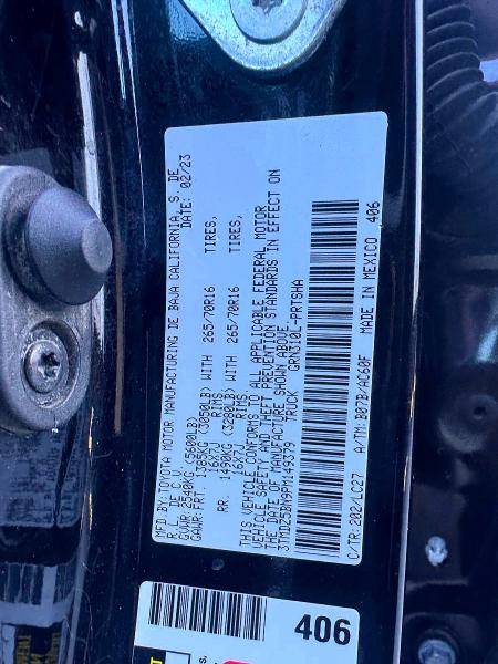 55227056 :رقم المزاد ، 3TMDZ5BN9PM149379 vin ، 2023 Toyota Tacoma مزاد بيع