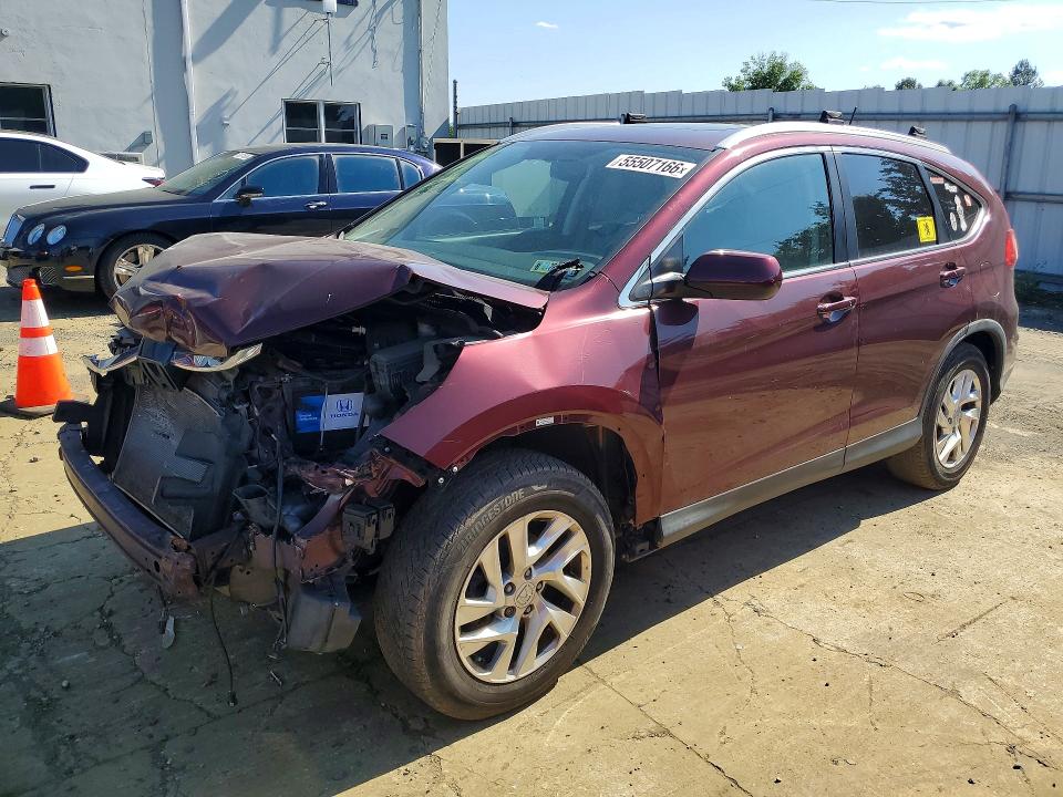55507166 :رقم المزاد ، 5J6RM4H70FL057465 vin ، 2015 Honda Cr-v مزاد بيع