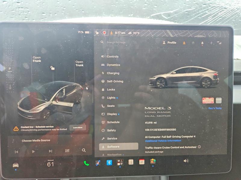 Продаж на аукціоні авто 2024 Tesla Model 3, vin: 5YJ3E1EB6RF860580, номер лоту: 54955006