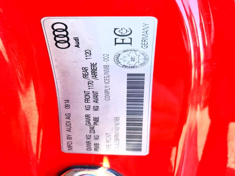 50811636 :رقم المزاد ، WAULGBFRXFA016765 vin ، 2015 Audi S5 مزاد بيع