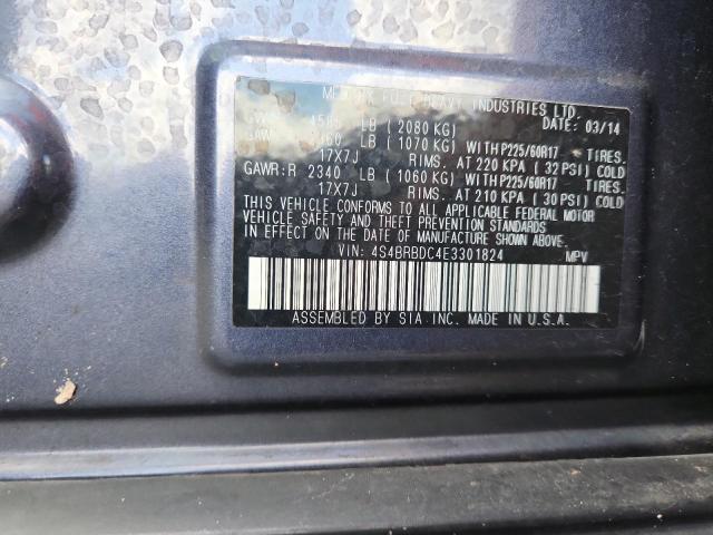Aukcja sprzedaży 2014 Subaru Outback, vin: 4S4BRBDC4E3301824, numer aukcji: 53985296