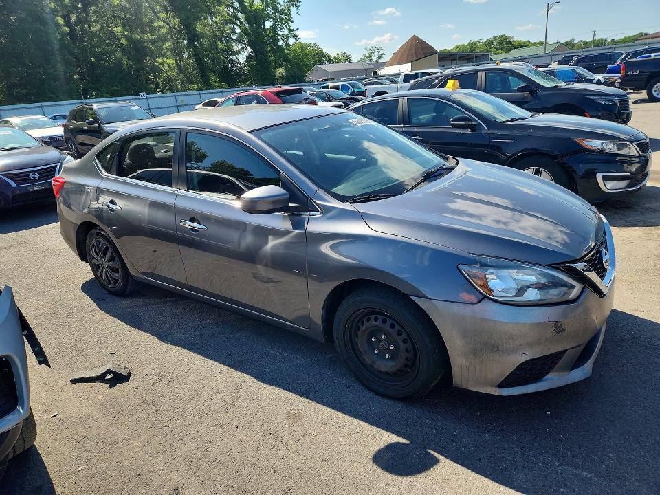 2017 Nissan Sentra მანქანა იყიდება აუქციონზე, vin: 3N1AB7AP4HL707316, აუქციონის ნომერი: 55545326