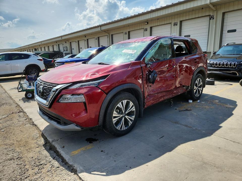 52360756 :رقم المزاد ، 5N1AT3BB4MC797221 vin ، 2021 Nissan Rogue مزاد بيع