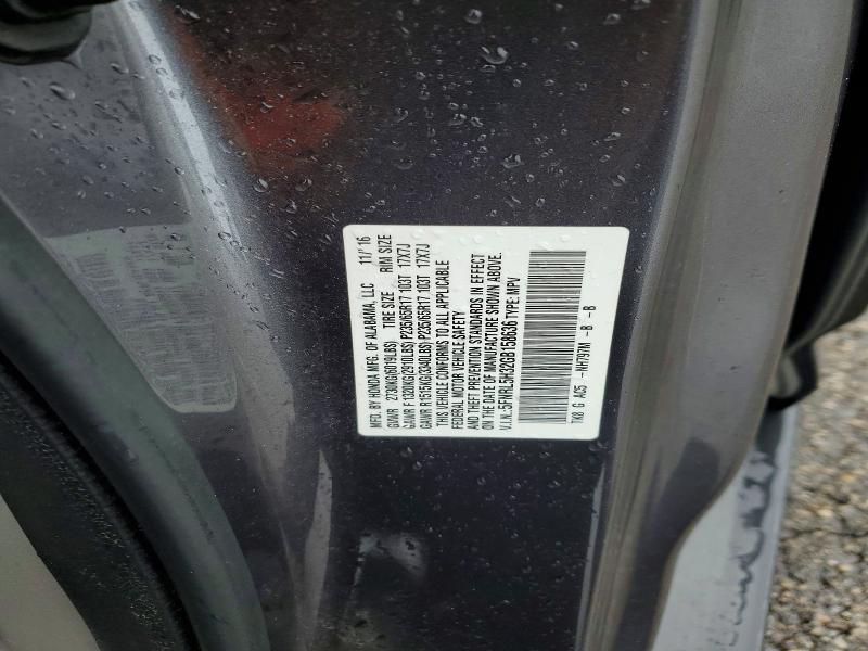 Продажа на аукционе авто 2016 Honda Odyssey, vin: 5FNRL5H32GB158636, номер лота: 54521156
