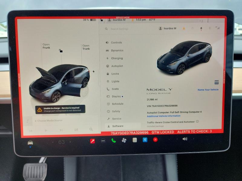 2024 Tesla Model Y მანქანა იყიდება აუქციონზე, vin: 7SAYGDED7RA329696, აუქციონის ნომერი: 55338756