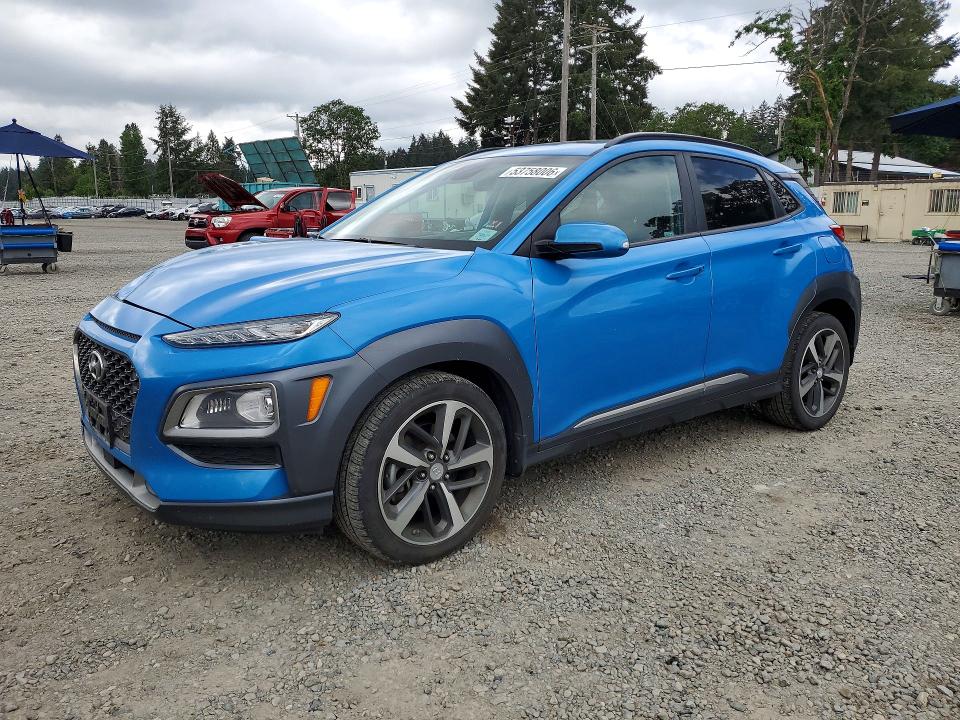 2019 Hyundai Kona მანქანა იყიდება აუქციონზე, vin: KM8K5CA56KU296803, აუქციონის ნომერი: 53758006