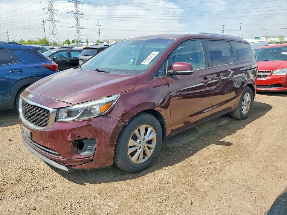 2017 Kia Sedona მანქანა იყიდება აუქციონზე, vin: KNDMB5C18H6266307, აუქციონის ნომერი: 52860436