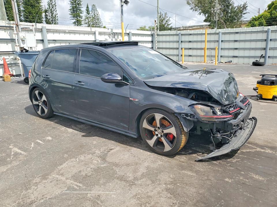 54897606 :رقم المزاد ، 3VW4T7AU7GM036999 vin ، 2016 Volkswagen Gti مزاد بيع