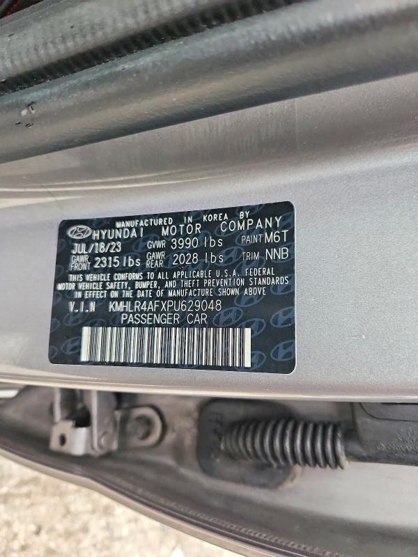 2023 Hyundai Elantra მანქანა იყიდება აუქციონზე, vin: KMHLR4AFXPU629048, აუქციონის ნომერი: 53623186