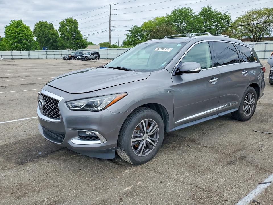 52505736 :رقم المزاد ، 5N1DL0MM4HC510475 vin ، 2017 Infiniti Qx60 مزاد بيع