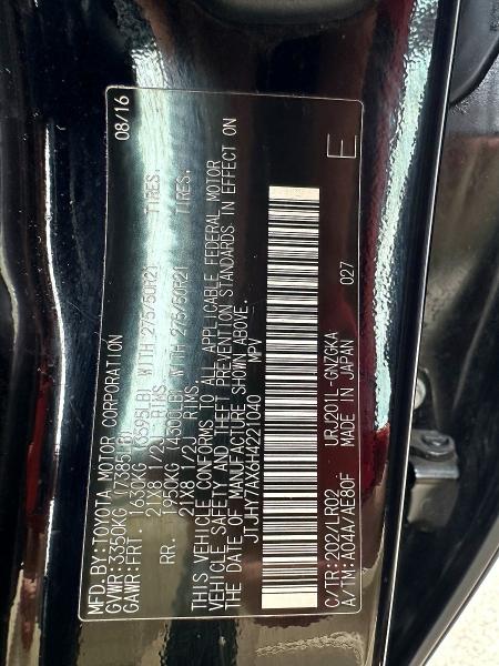 Продажа на аукционе авто 2017 Lexus Lx, vin: JTJHY7AX6H4221040, номер лота: 53776986