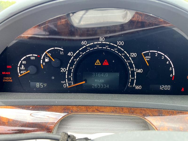 Aukcja sprzedaży 2001 Mercedes-benz S, vin: WDBNG75J21A155932, numer aukcji: 52415686