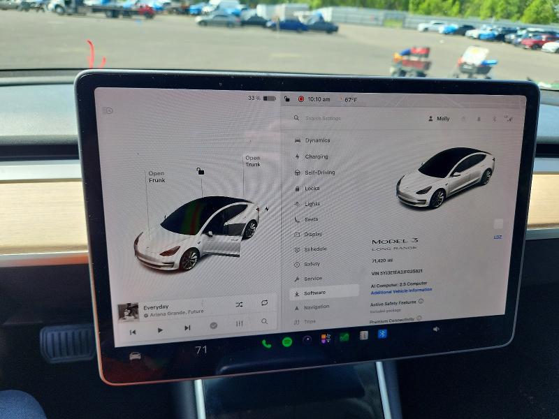 Aukcja sprzedaży 2018 Tesla Model 3, vin: 5YJ3E1EA3JF035821, numer aukcji: 54917086