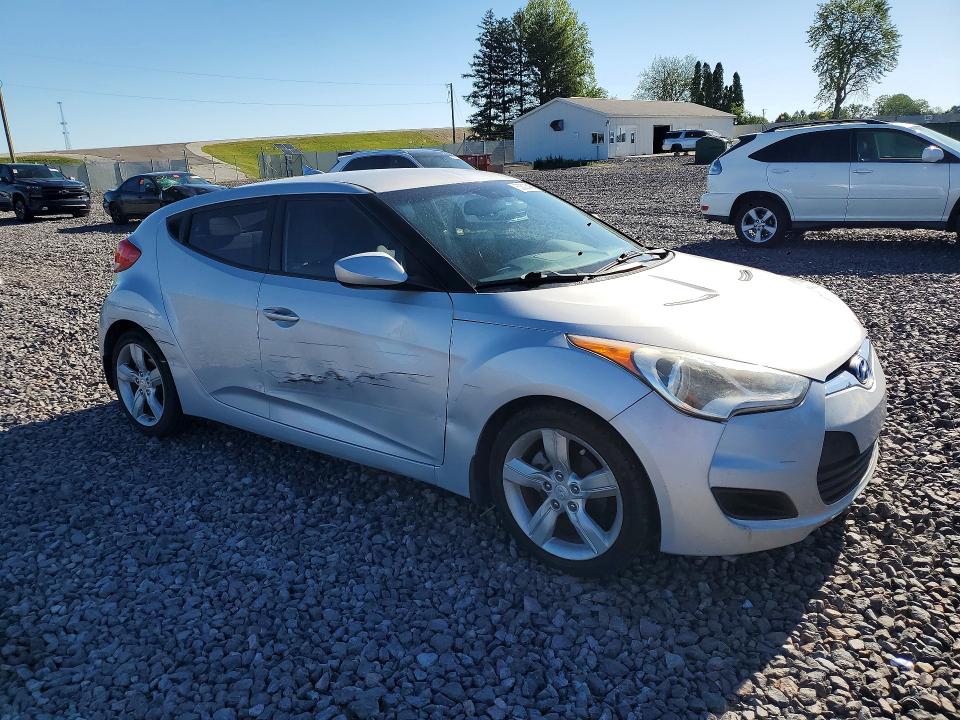 2012 Hyundai Veloster მანქანა იყიდება აუქციონზე, vin: KMHTC6AD8CU065552, აუქციონის ნომერი: 53303546