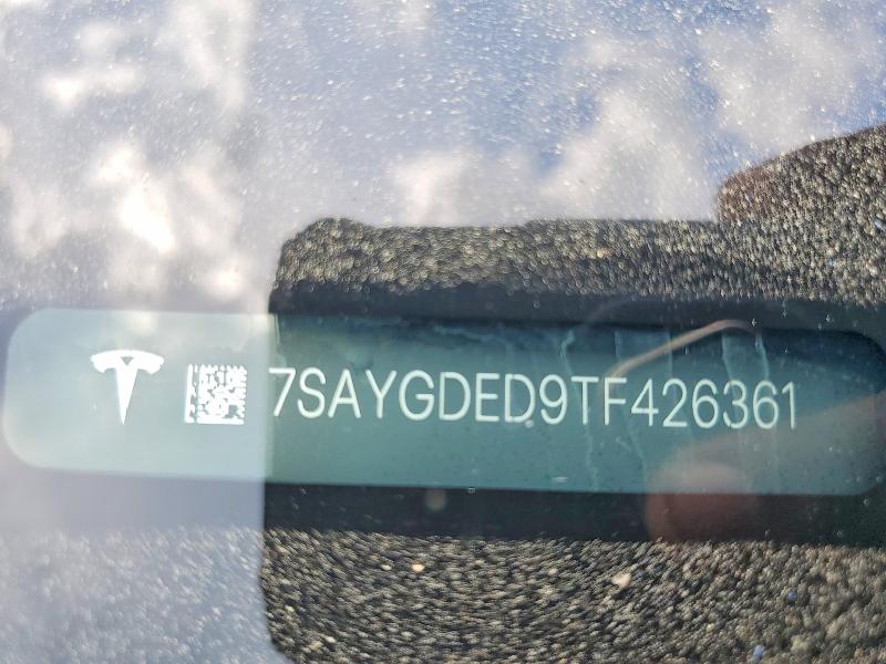 54238886 :رقم المزاد ، 7SAYGDED9TF426361 vin ، 2026 Tesla Model Y مزاد بيع