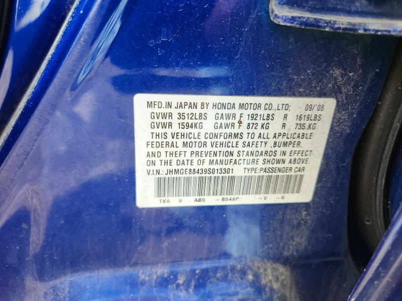 Aukcja sprzedaży 2009 Honda Fit, vin: JHMGE88439S013301, numer aukcji: 52424556