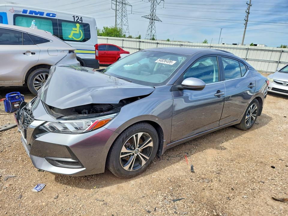 Продажа на аукционе авто 2022 Nissan Sentra, vin: 3N1AB8CV2NY211480, номер лота: 54836406