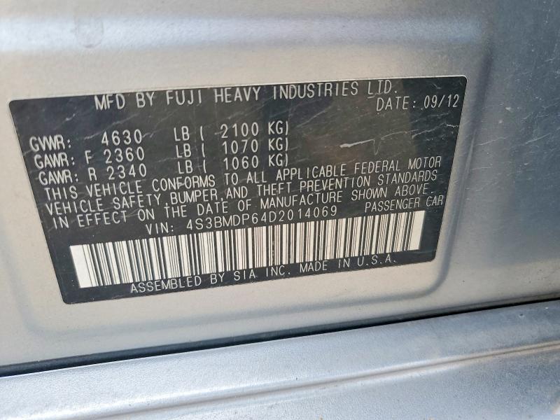 Продажа на аукционе авто 2013 Subaru Legacy, vin: 4S3BMDP64D2014069, номер лота: 54996766